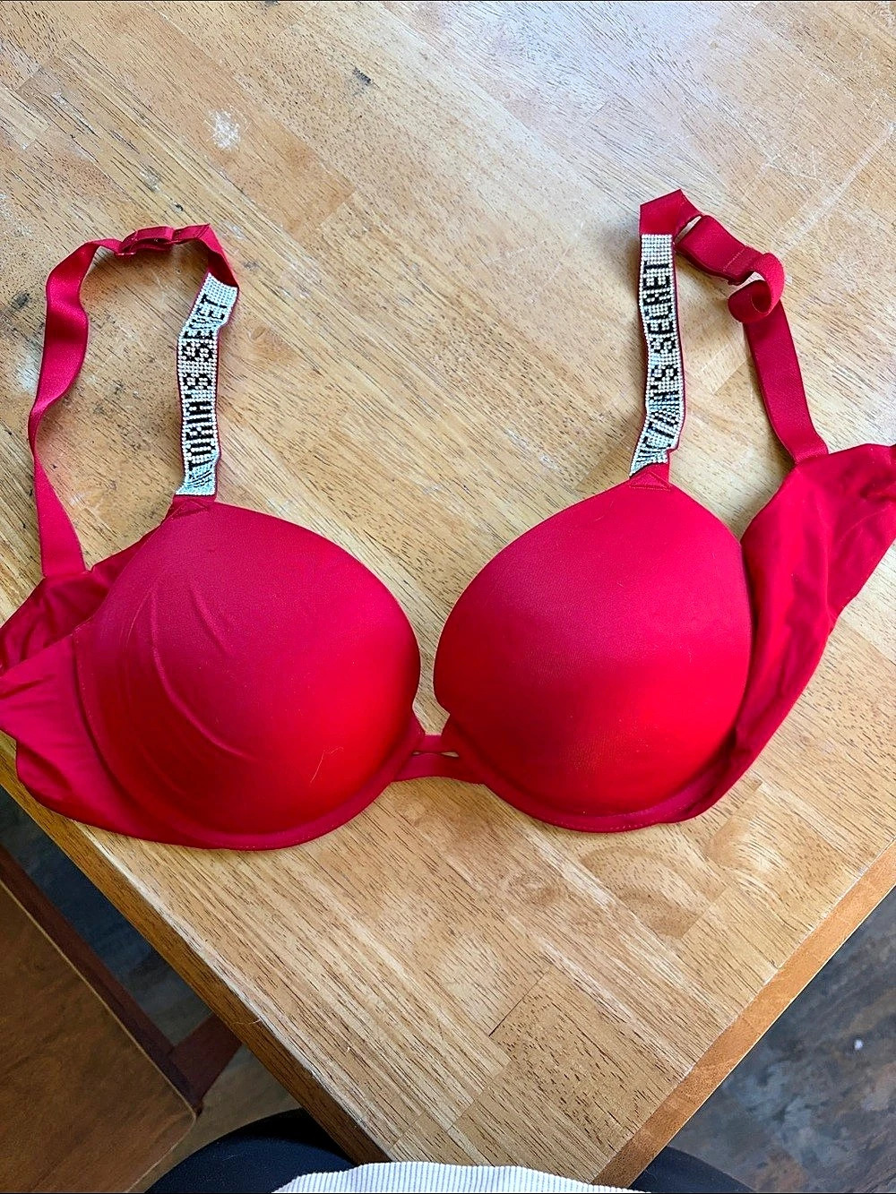 Victoria's Secret Very Sexy Shine Strap Push-Up Bra Pink 38C/85
